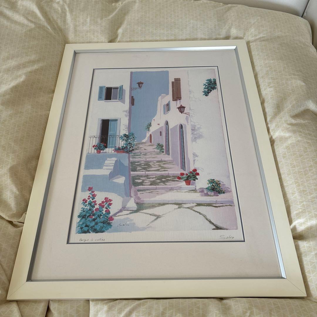 【SALVO サルボ】Borgo in collina (階段)白フレーム