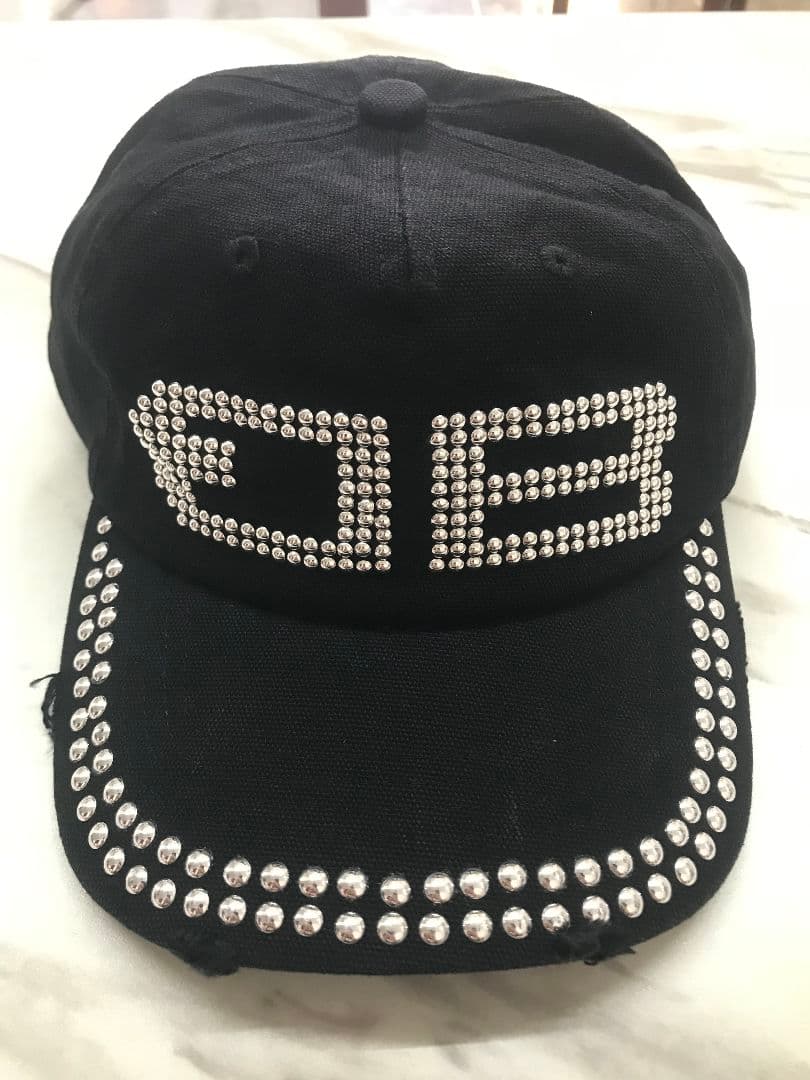 未使用 BEEDEN BD STUDS DAMAGE CAP BLACK #07