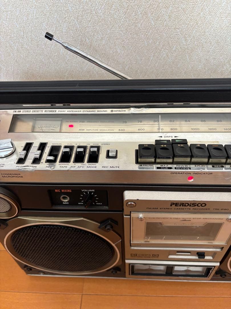 日立　TRK-8180 レトロ