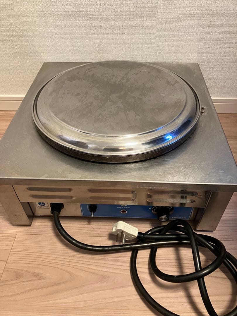 こ*に様 【動確済み】ニチワ 業務用 クレープ焼器 卓上クレープ CM-410