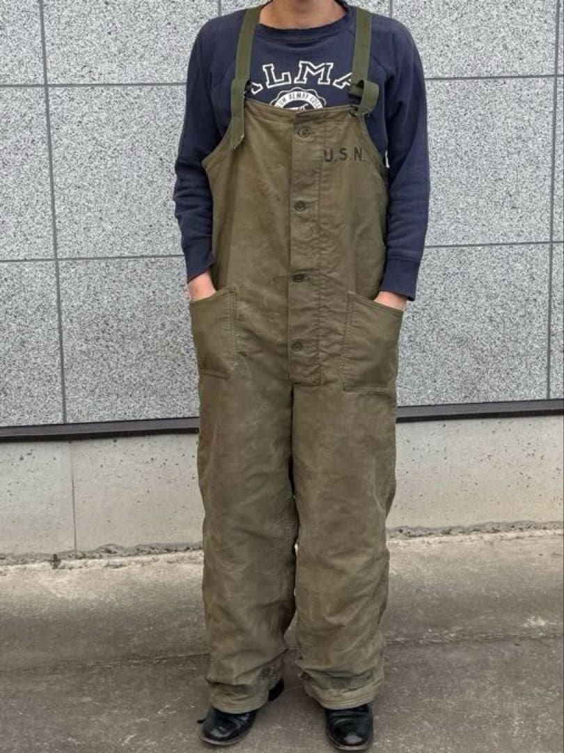 usn 40s n-1 デッキパンツ　usnavy vintage