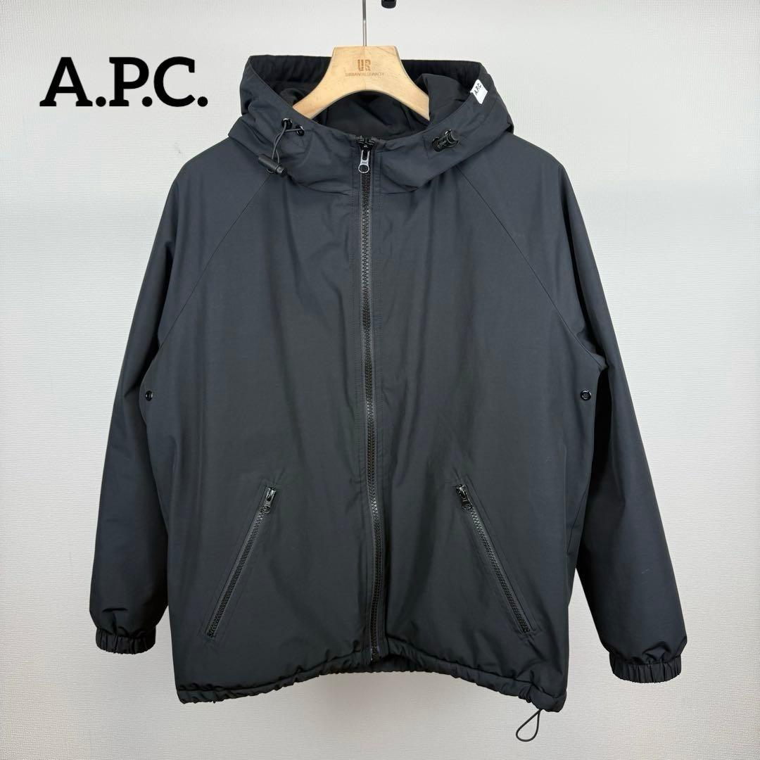 A.P.C. アーペーセー YOURI ブラック 黒 XS フード付きブルゾン
