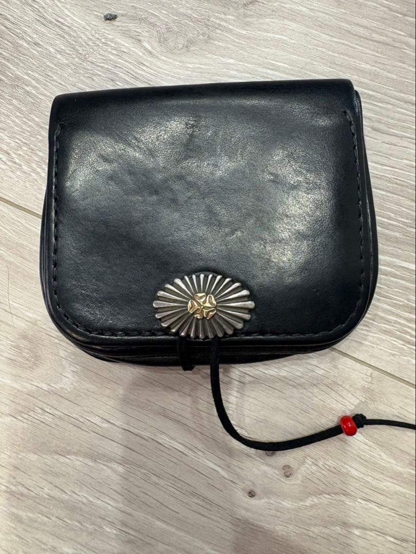 ゴローズ　角型　ケース　ローズ　コンチョ　ウォレット