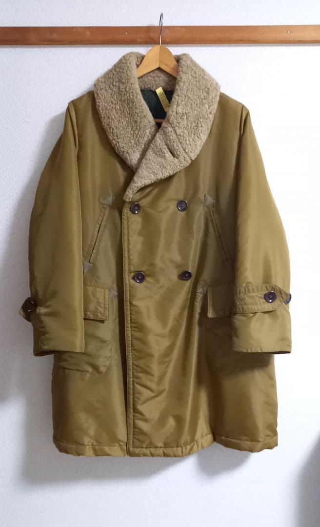 45R　45RPM 　ナイロン×ボア　キルティング中綿コート