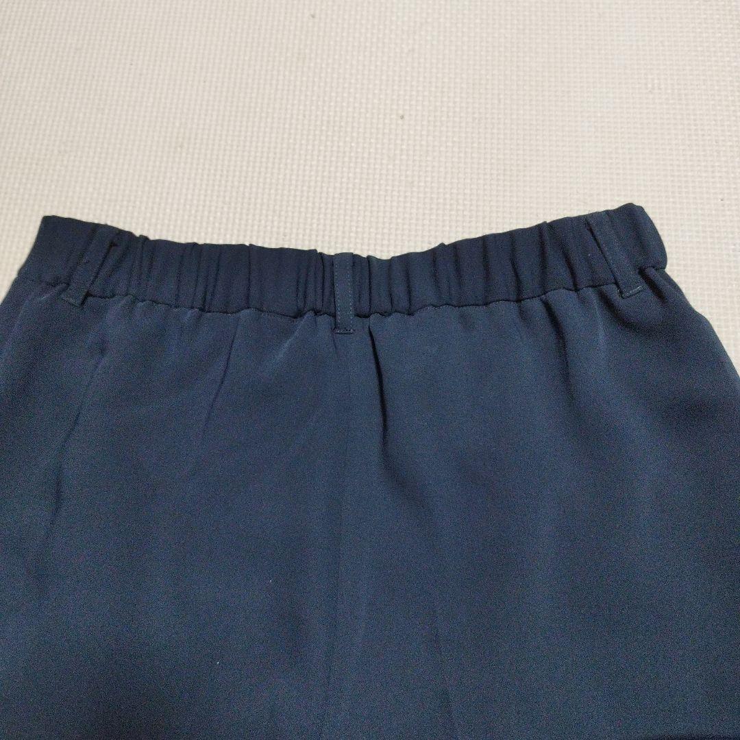 インディヴィ　ノーカラースーツ　40 Lサイズ　日本製　ネイビービジネス　入学式