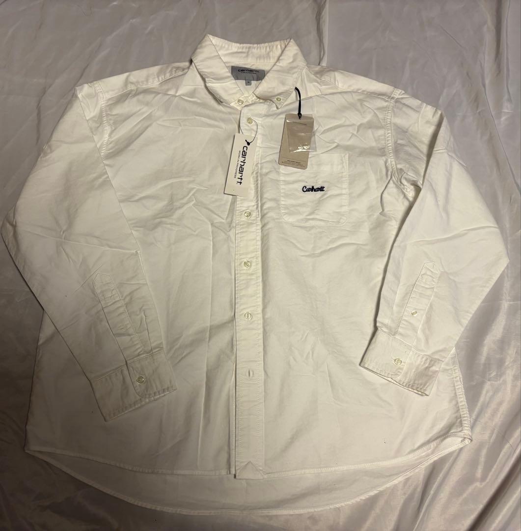 新品　Carhartt ワークインプログレス ロングスリーブ ボタンダウンシャツ