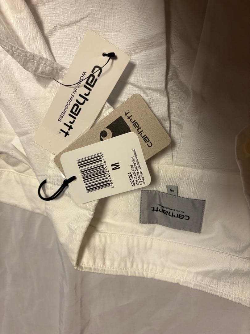 新品　Carhartt ワークインプログレス ロングスリーブ ボタンダウンシャツ