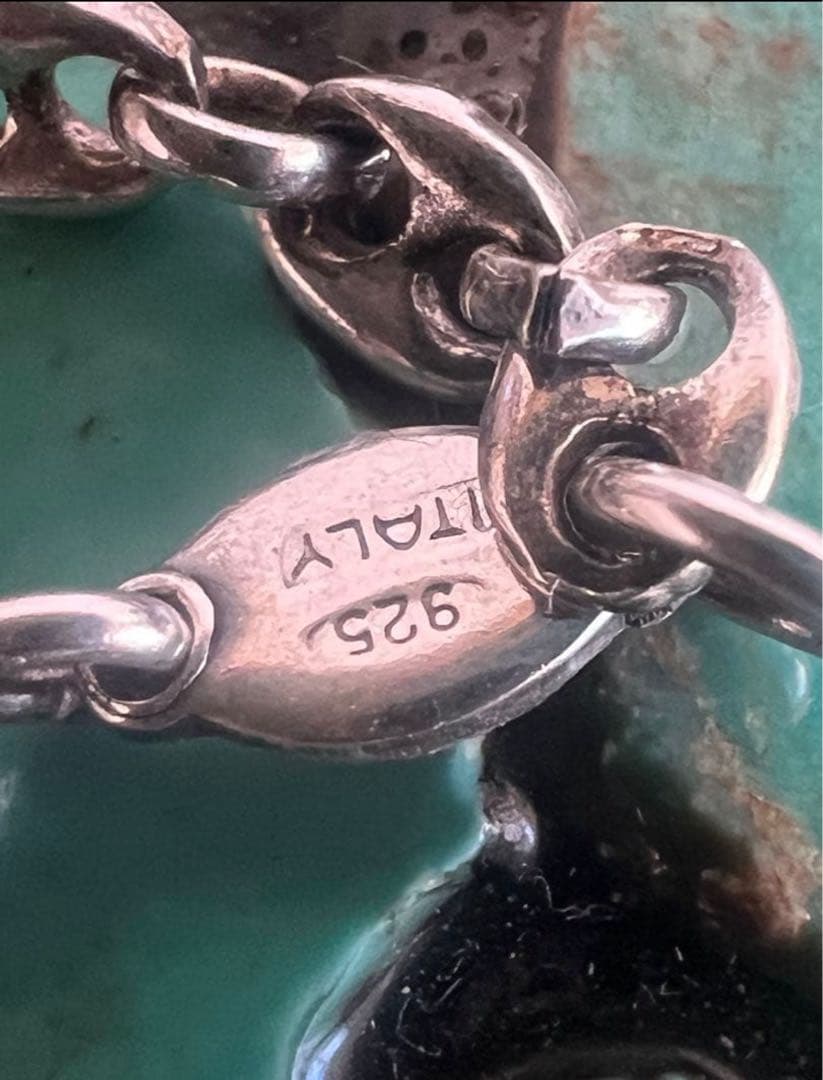 アクセサリー vintage silver925 Anker chain necklace