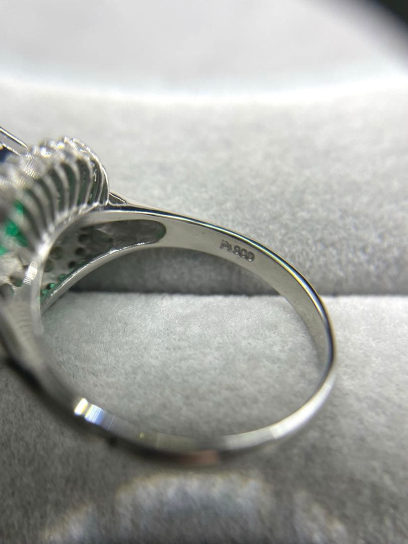 最終交渉可JA29★高級 コロンビア産 大粒エメラルド2.661ct リング鑑付