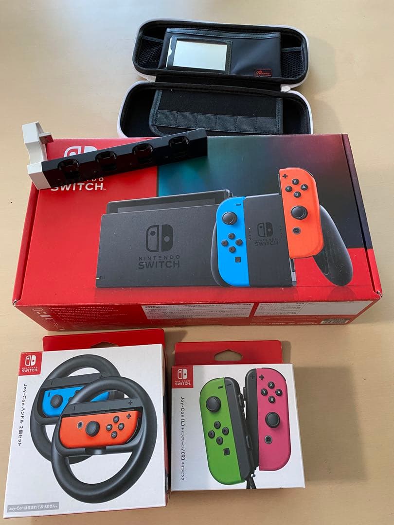 Nintendo switch本体 (付属品全て完備、初期化済)その他もろもろ