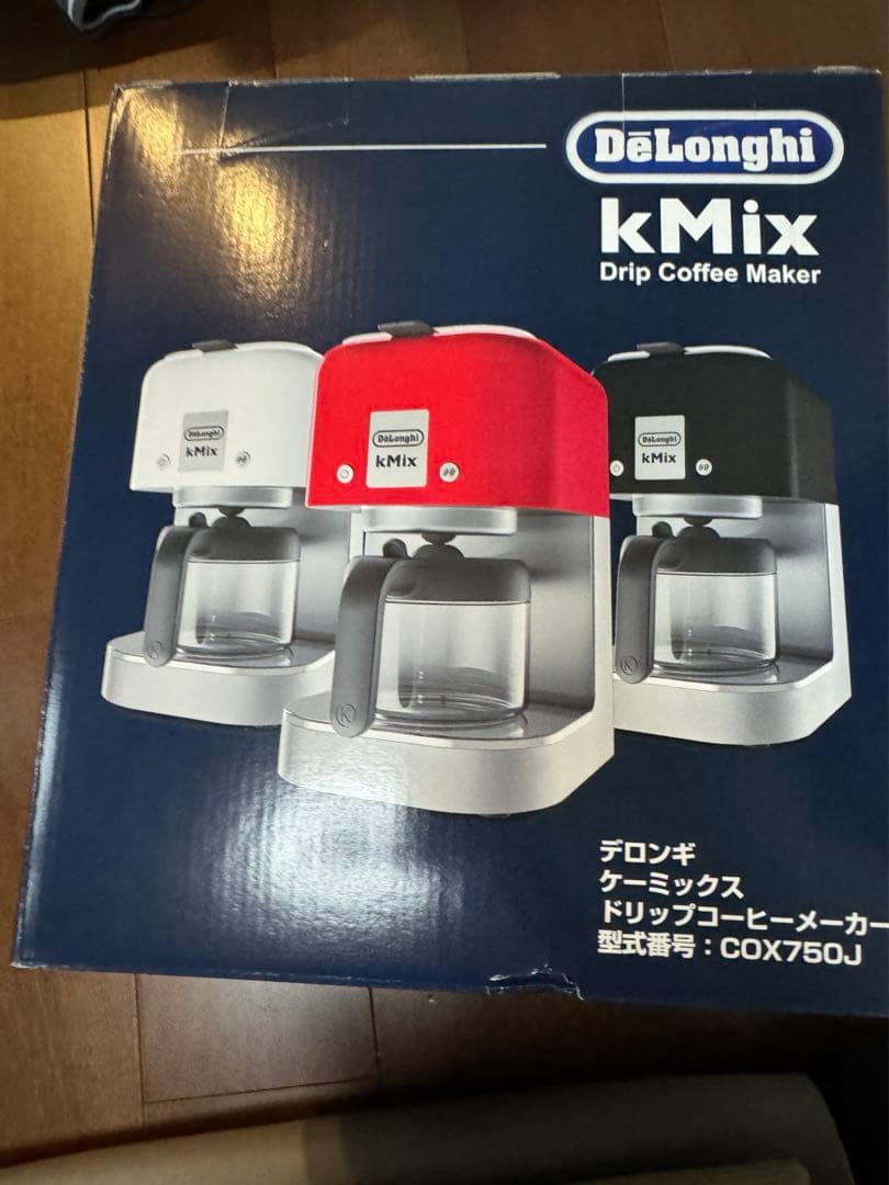 【新品未使用】デロンギ　kMix ドリップコーヒーメーカー　ブラック