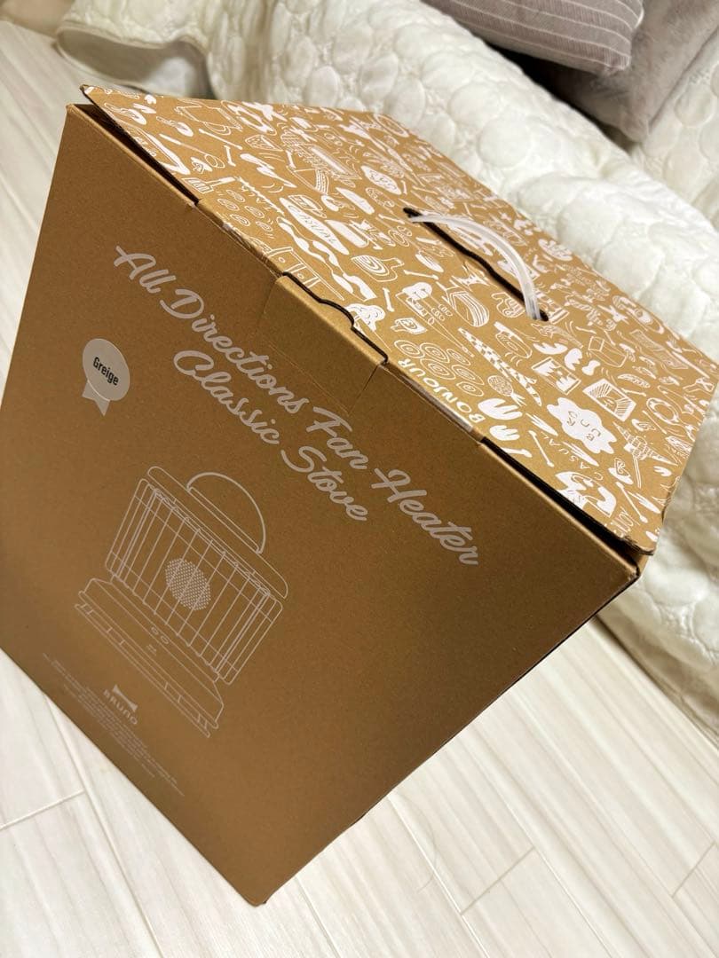 【美品】BRUNO ファンヒーター　全方位型　classic stove