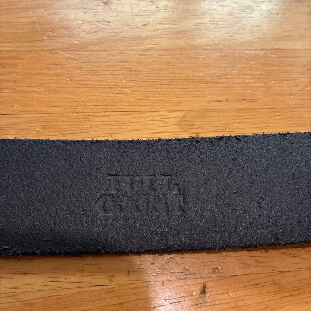 フルカウント　銀泥メッキ　ワイルドレザー　ギャリソンベルト　 サイズ32