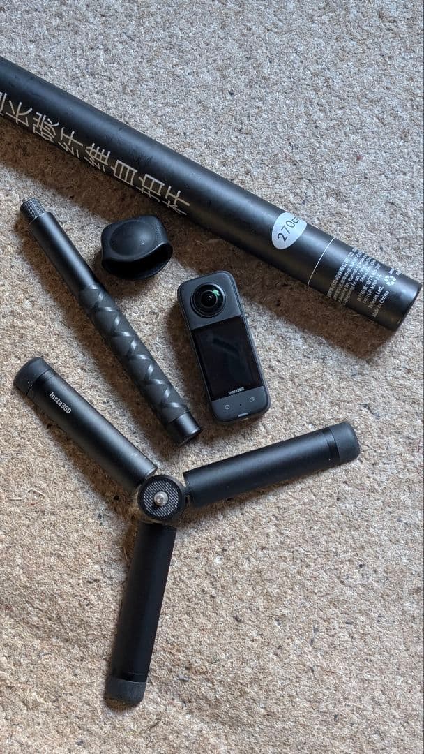 Insta360 ONE X3 公式自撮り棒セット+270cm自撮り棒