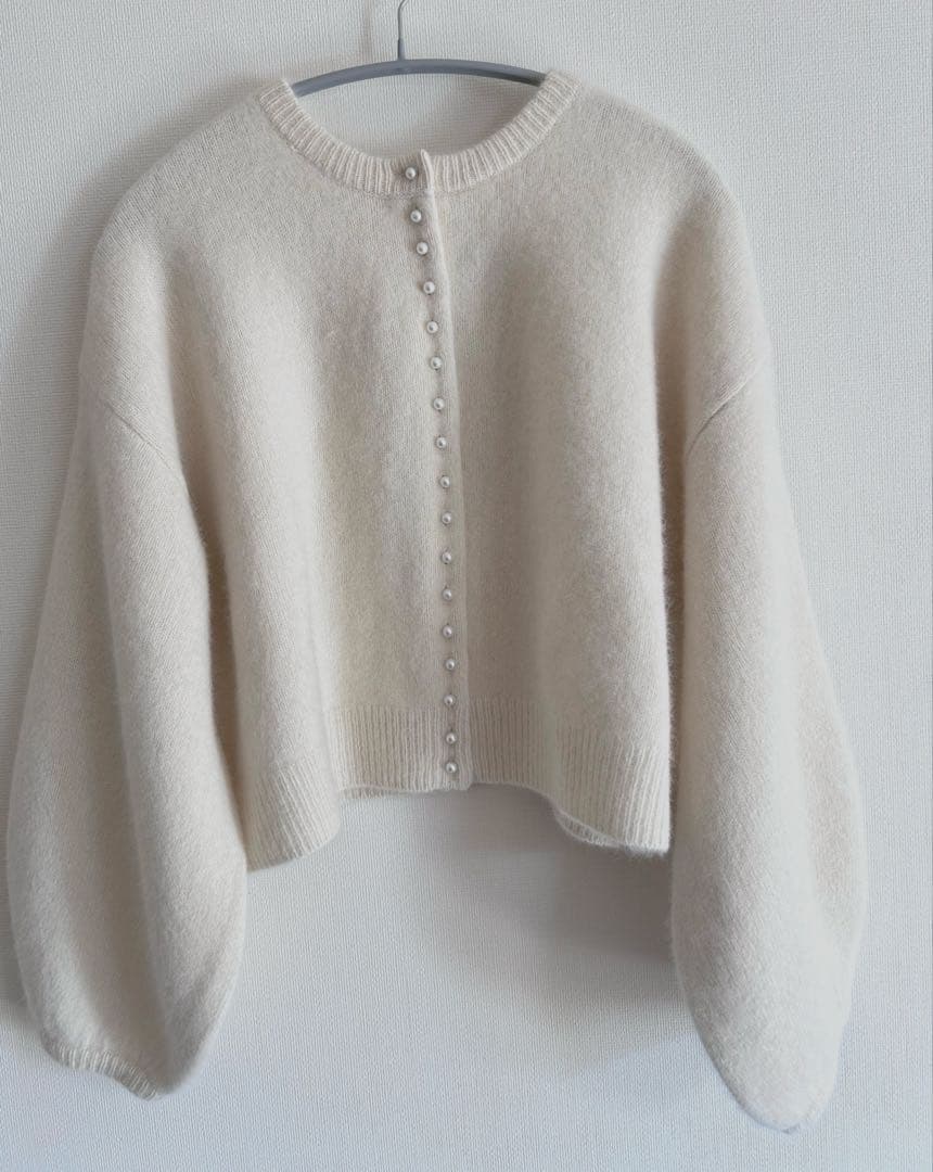 ヘアリーウール前後wayカーディガン