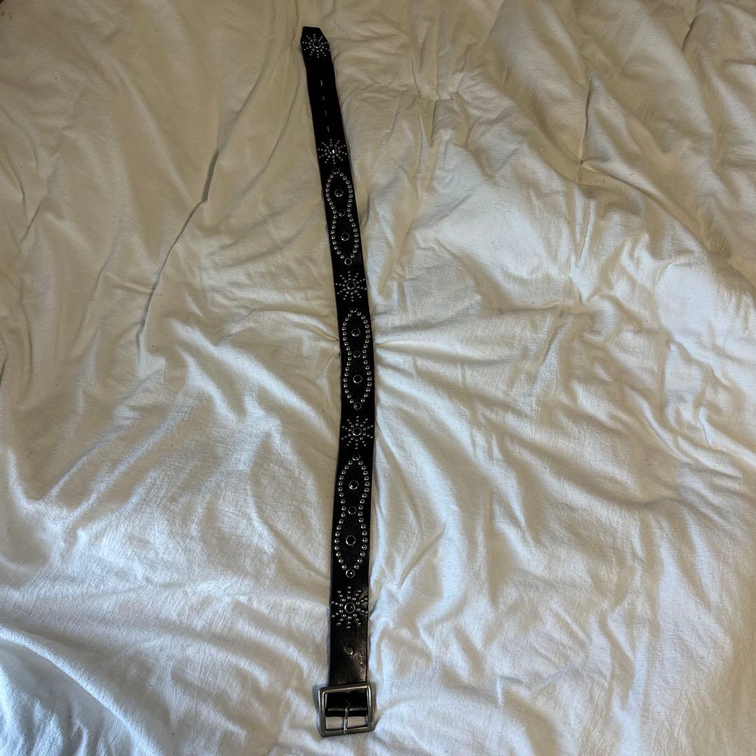 ⭐️HTC⭐️ピーナッツオーバーレイベルト⭐️スティングレイ⭐️ブラックレザー茶芯⭐️32