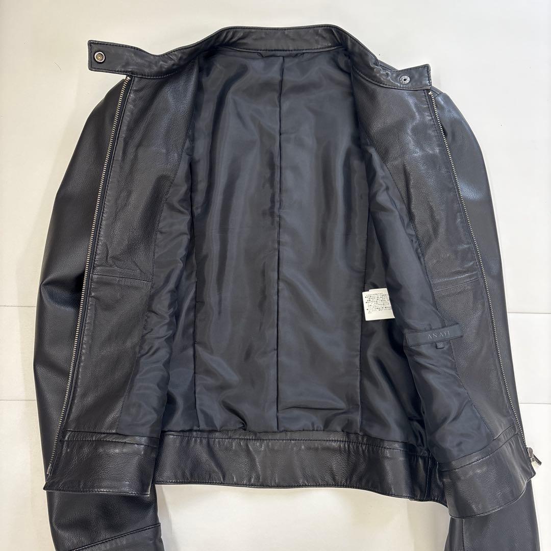 himiさま専用⭐︎アナイANAYI ラムレザーシングルライダースジャケット　36