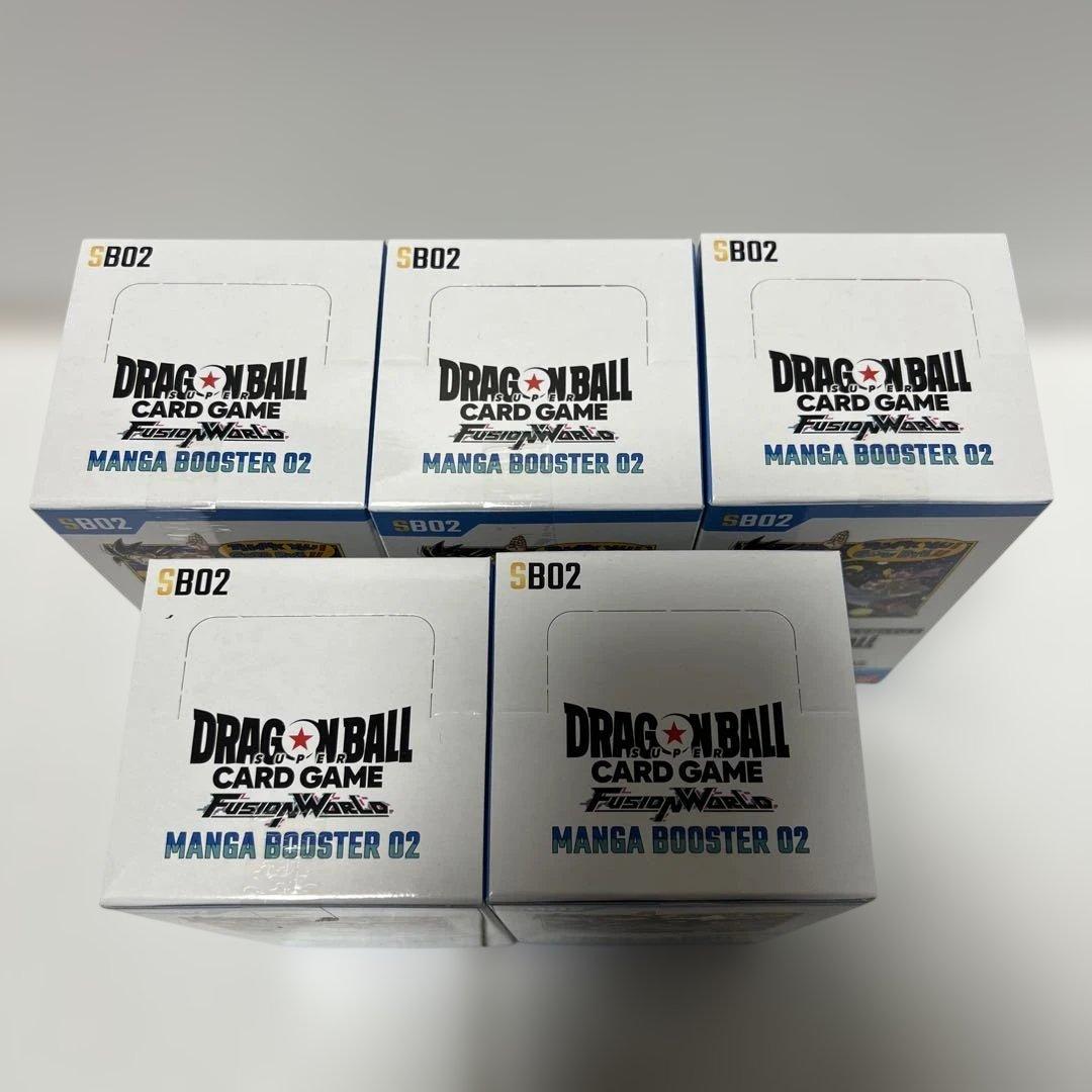 ドラゴンボールフュージョンワールド　マンガブースター02 5BOXテープ付未開封