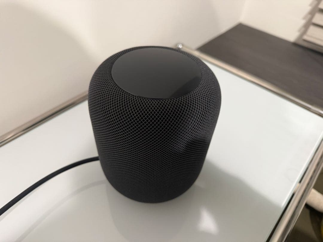 Pod 第一世代(ホームポッド)スマートスピーカー ブラック 円筒形