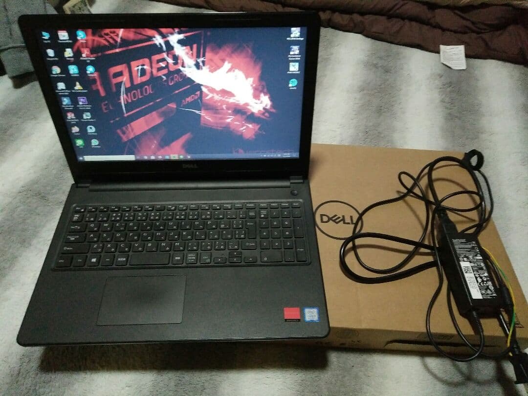 その他ノートPC本体 DELL i5-8, ssd 256 gb. radeon grapich