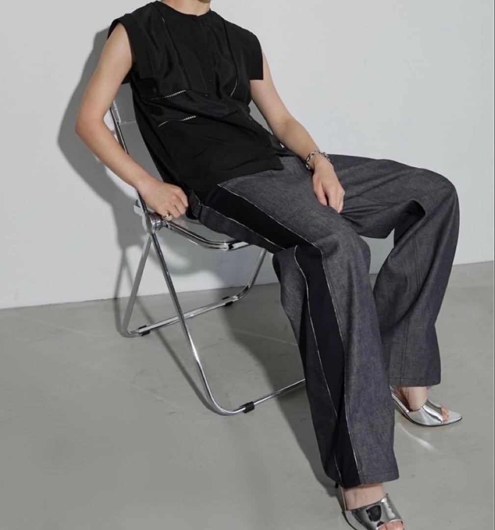 ルシェルブルー　　デニムパンツ　Two Tone Raw Denim Pants