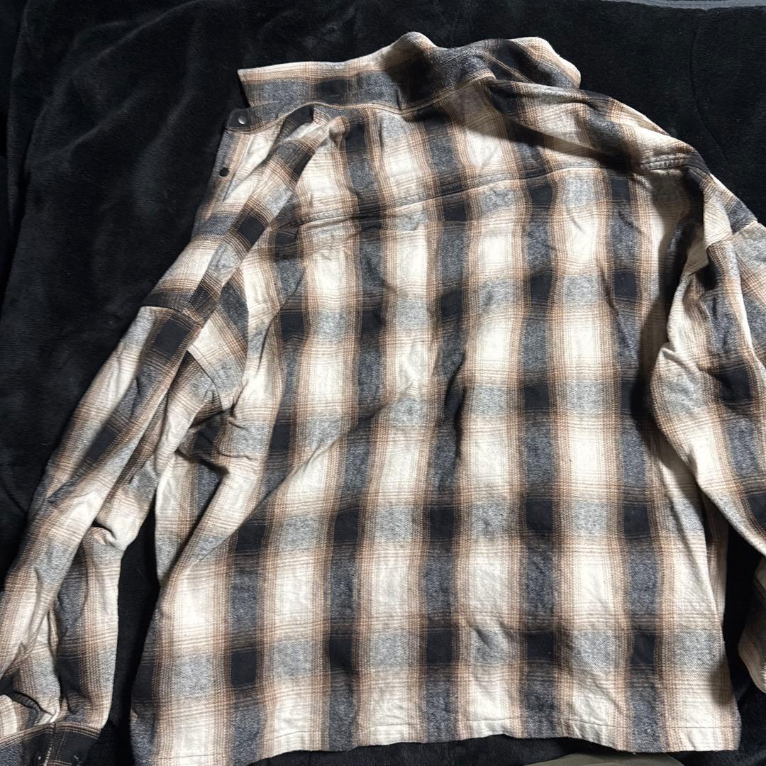 LYFT チェック柄 長袖ネルシャツ L