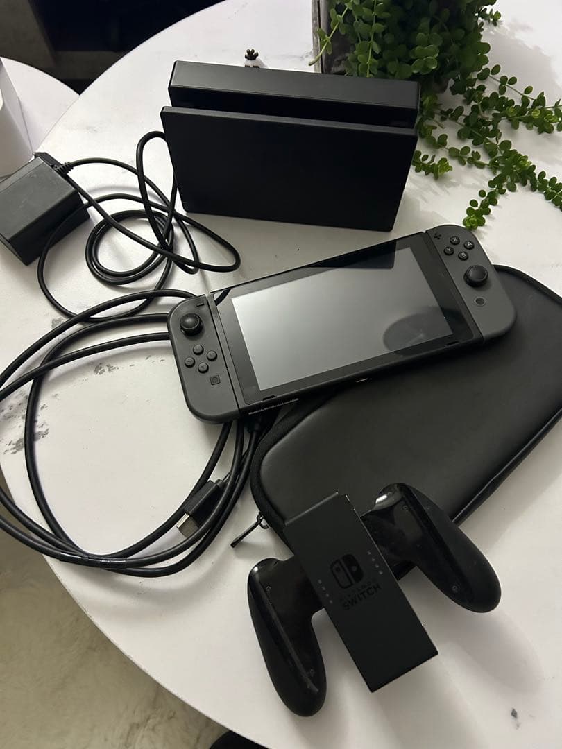 Nintendo Switch 本体 グレー 充電器付き