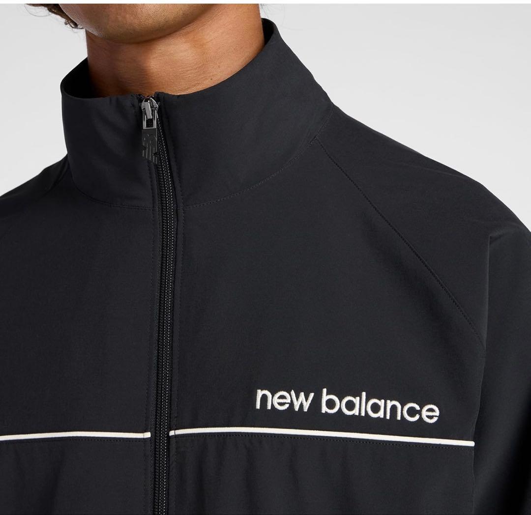 new balance ナイロンセットアップ　ウーブントラックジャケット