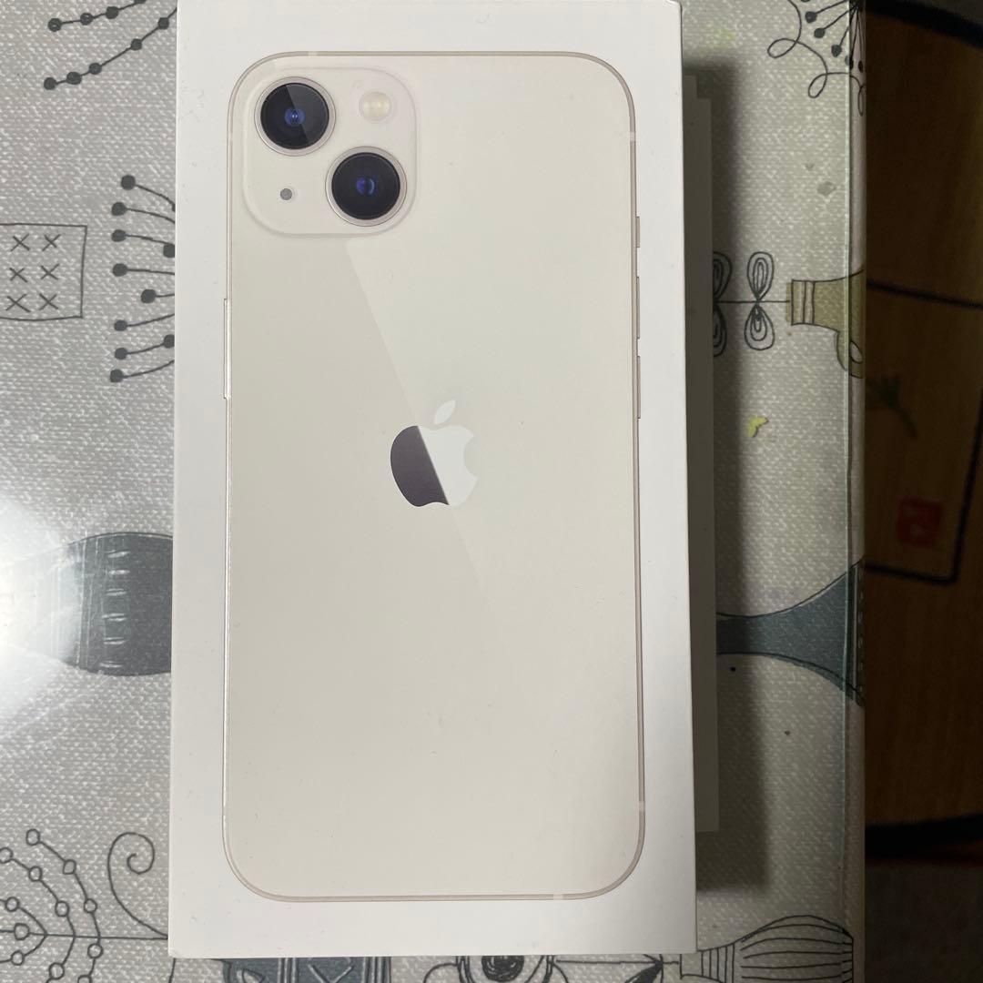 新品　未開封　iPhone 13 128GB simフリー　スターライト