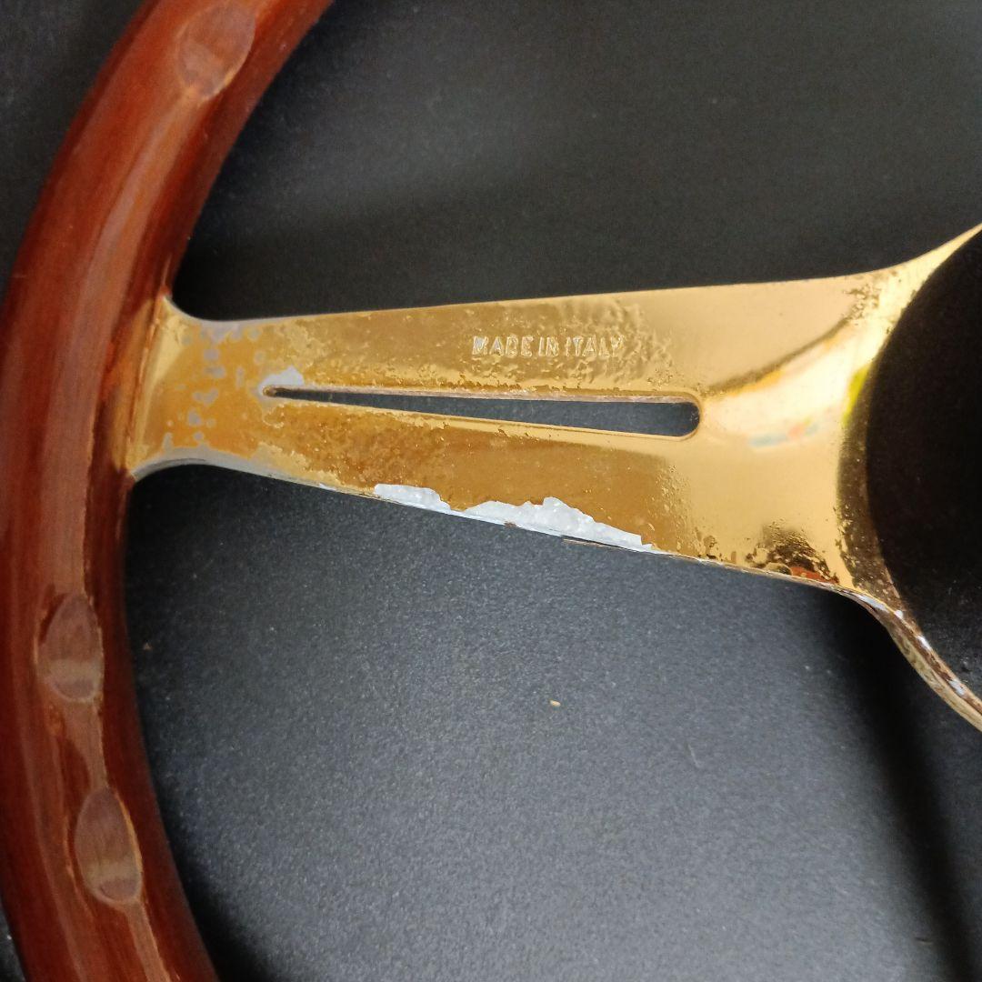 NARDI ナルディ ウッドステアリング ゴールド金メッキローライダー