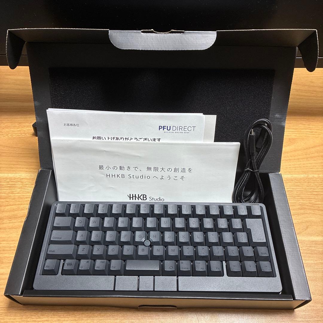 HHKB Studio 日本語配列（墨）付属品・箱あり 乾電池付き