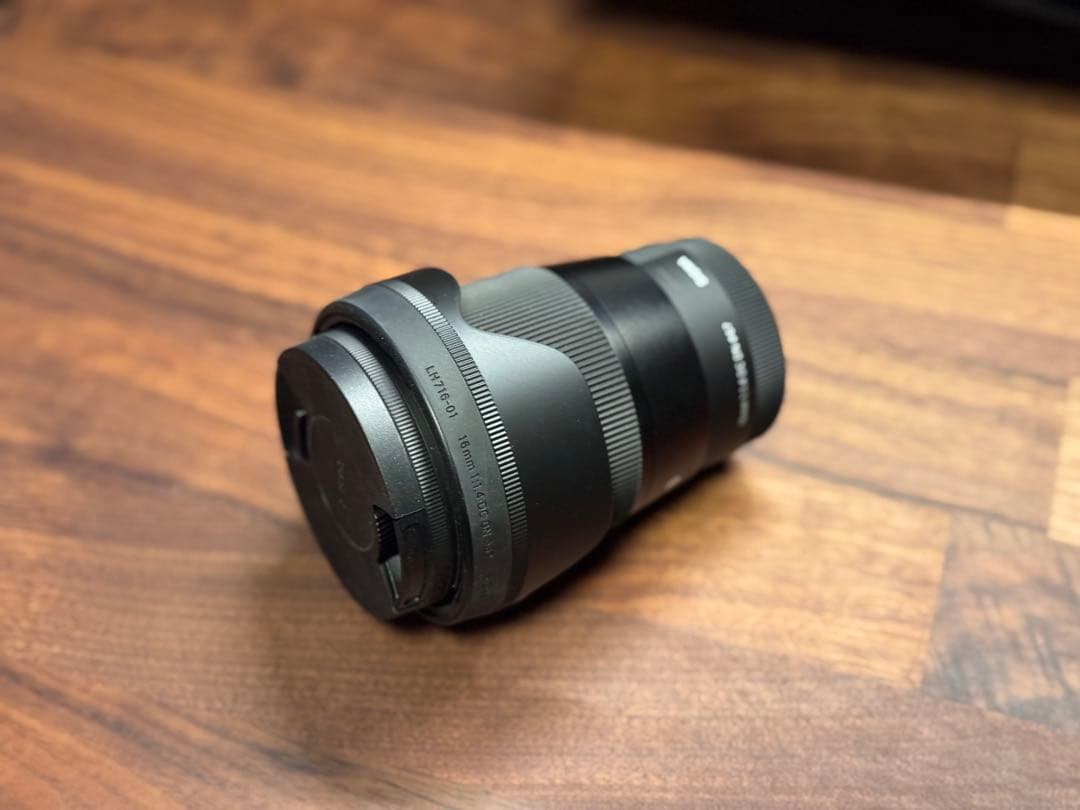 【新品未使用】 SIGMA Eマウント 16mm 単焦点レンズ フィルター付