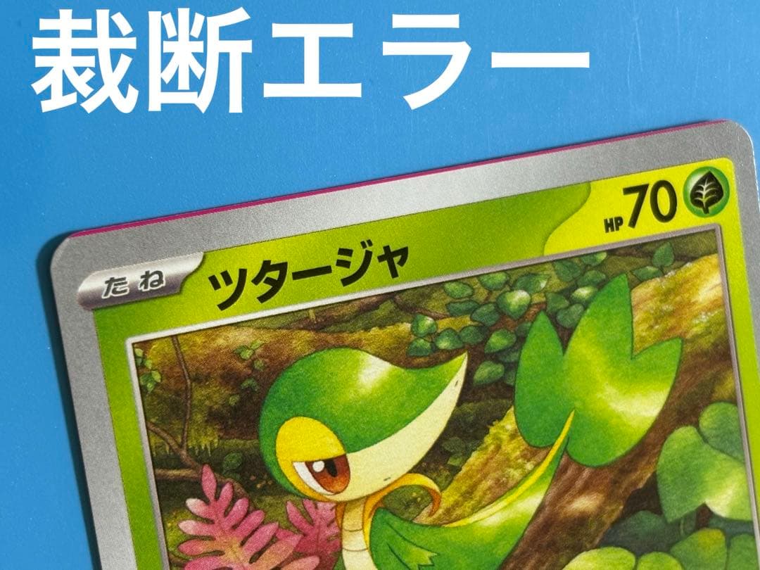 ポケカ ツタージャ エラーカード 裁断ミス 枠ズレ 起床 レア