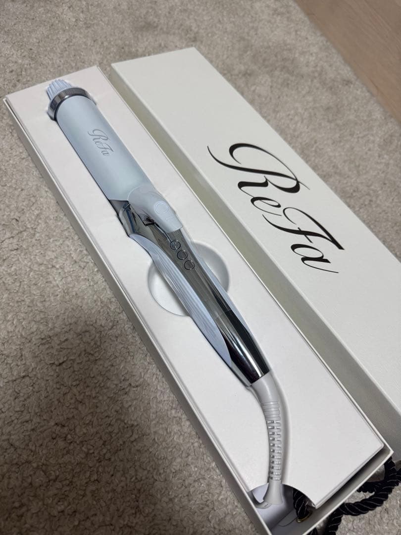 ReFa カールヘアアイロン RE-AV-02A ホワイト 38mm