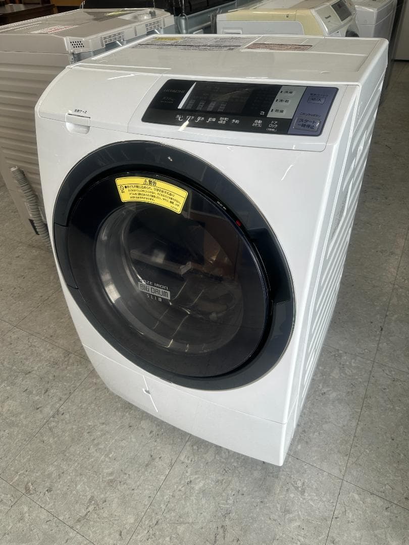 HITACHI　ドラム式洗濯乾燥機　BD-SG100BL　2018年製