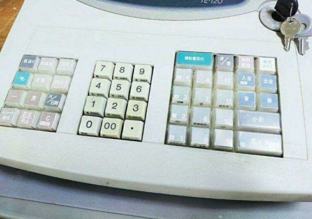 カシオレジスター　TE-120　フル設定込み　送料無料　人気機種　681061