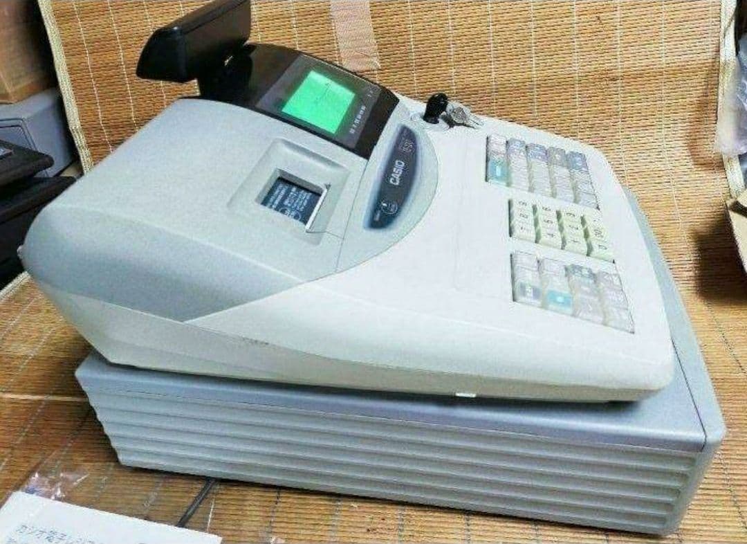 カシオレジスター　TE-120　フル設定込み　送料無料　人気機種　681061