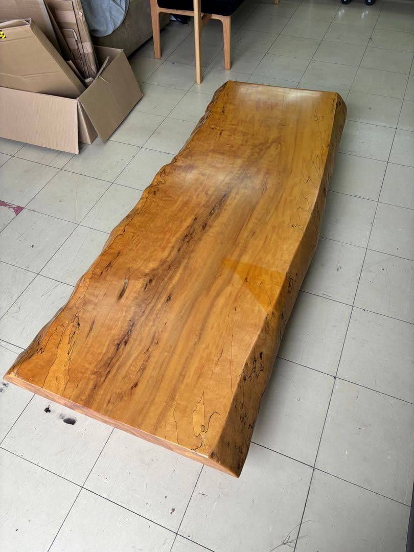 【※最終値下げ】一枚板　天然木　座卓　天板