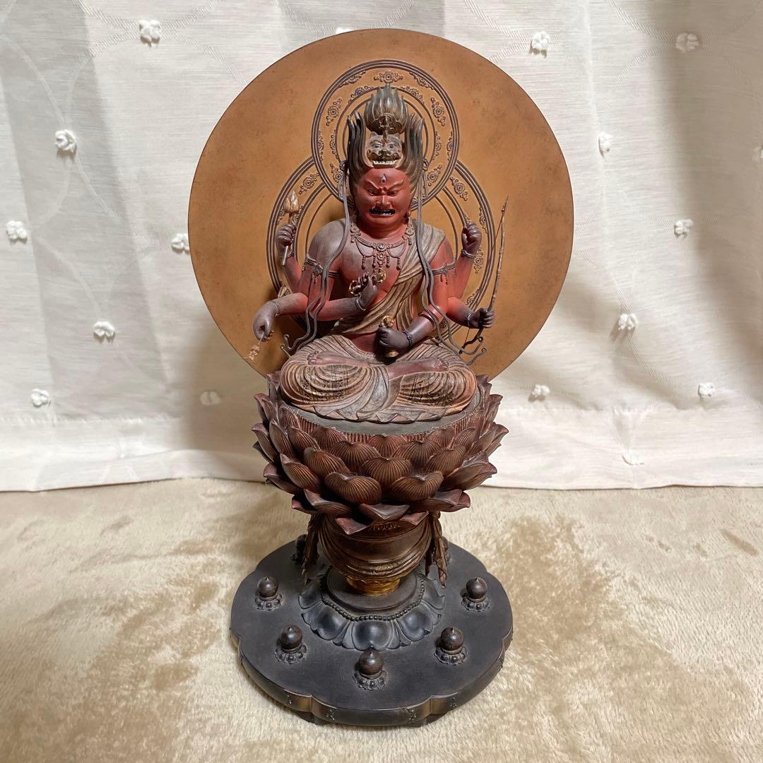 最終値下げ　愛染明王　仏像　イスム