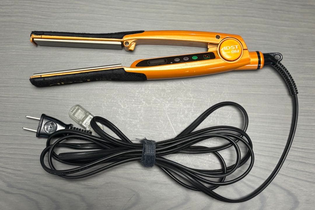 【ジャンク品】ADST D52 ストレートヘアアイロン オレンジ