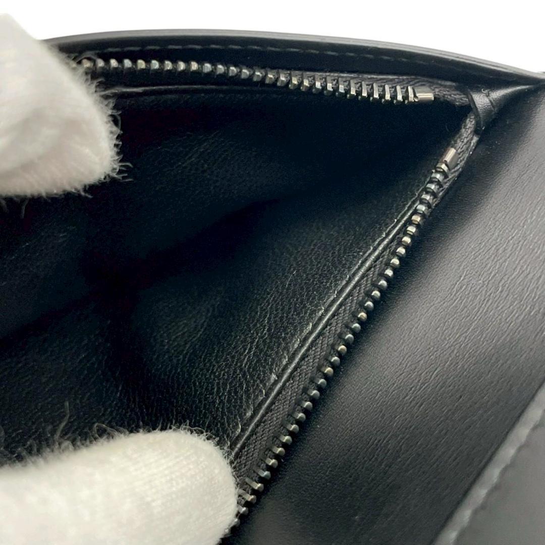 Y【新品未使用】ボッテガヴェネタ イントレチャート 二つ折り長財布 ブラック