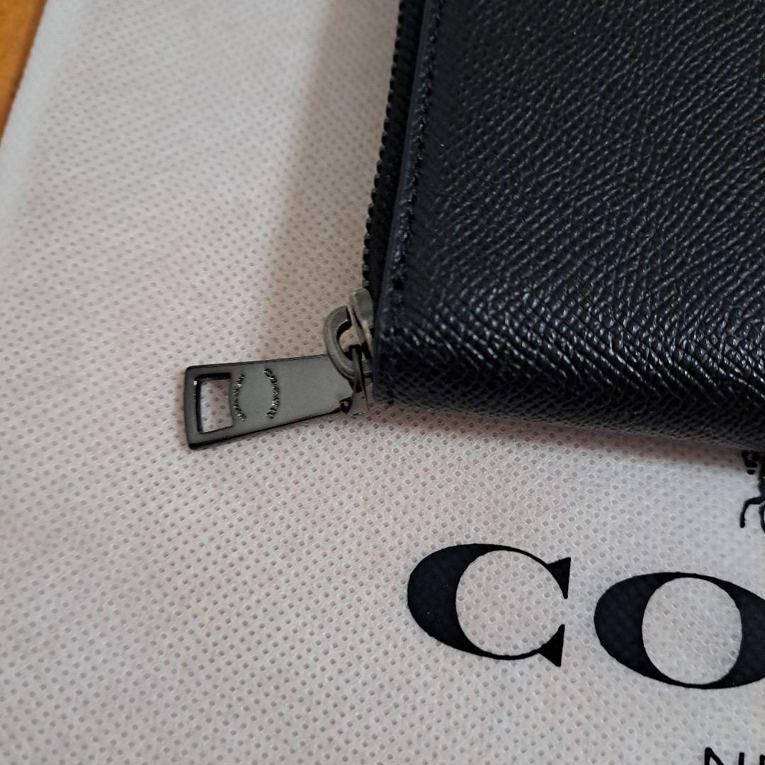 【新品】コーチ　COACH 　長財布　メンズ　ラウンド　ファスナー