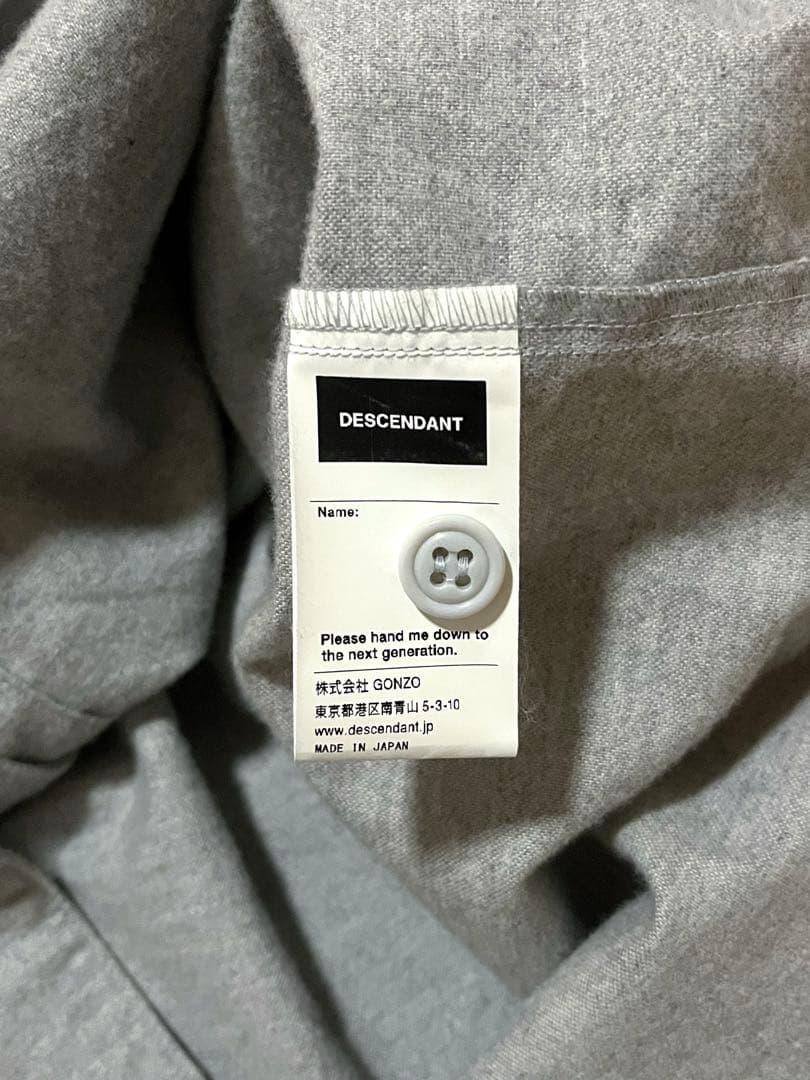 ダ*ダ様 DESCENDANT 22SS BLEEK BASEBALL SHIR