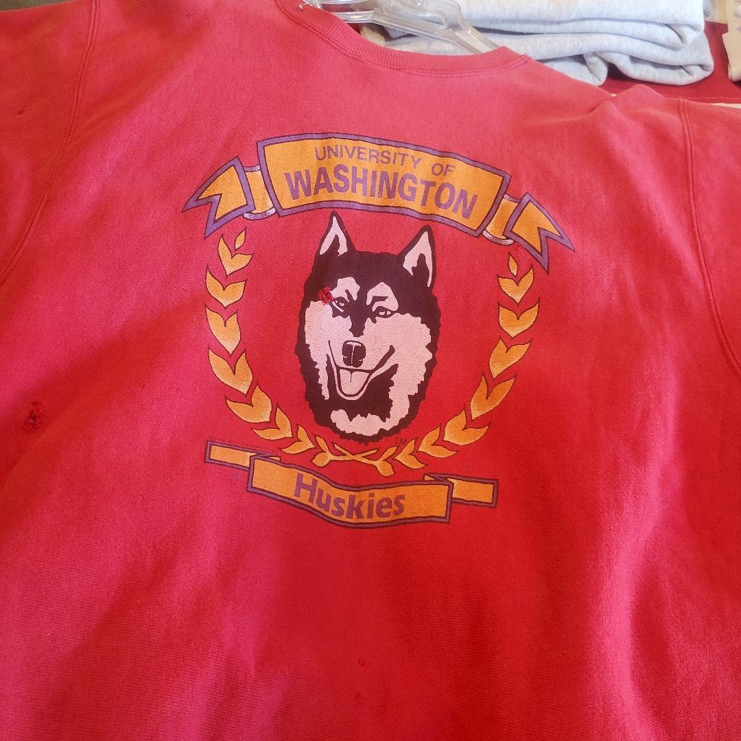 フ*ノ様 希少バックプリント　Champion リバースウィーブ　90's