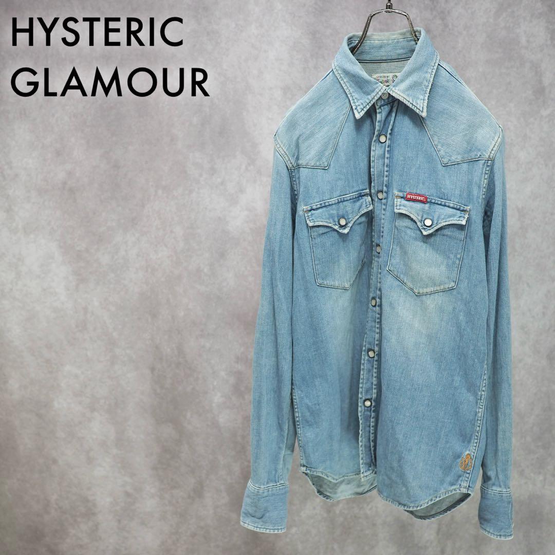 HYSTERIC GLAMOUR｜定番デニムウエスタンシャツ（L）