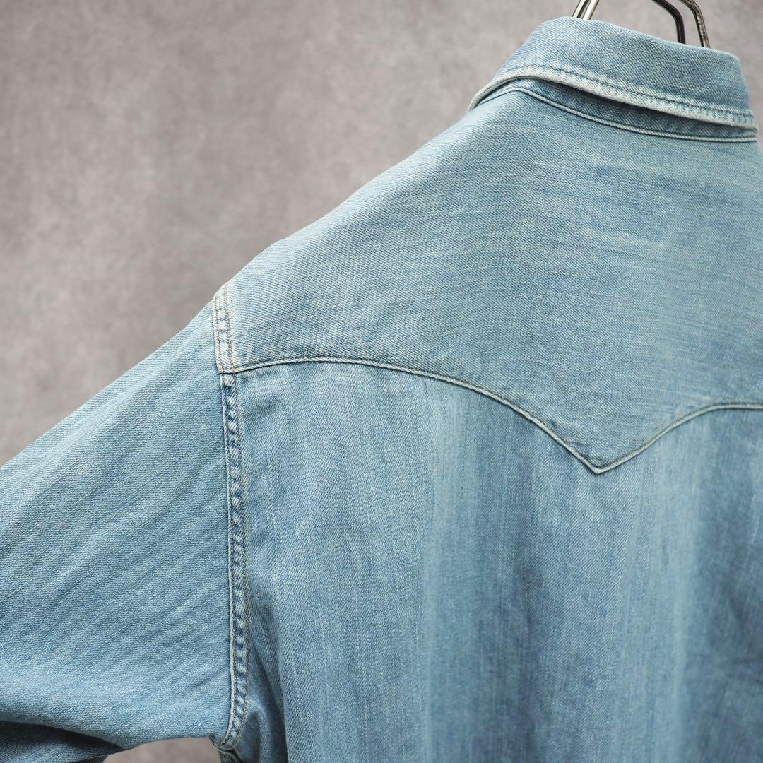 HYSTERIC GLAMOUR｜定番デニムウエスタンシャツ（L）