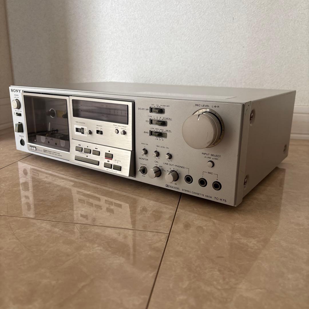 ラジオ・コンポ SONY 3HEAD TC-K75