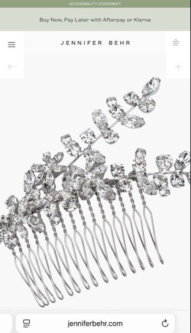 JENNIFER BEHR クリスタル　コーム