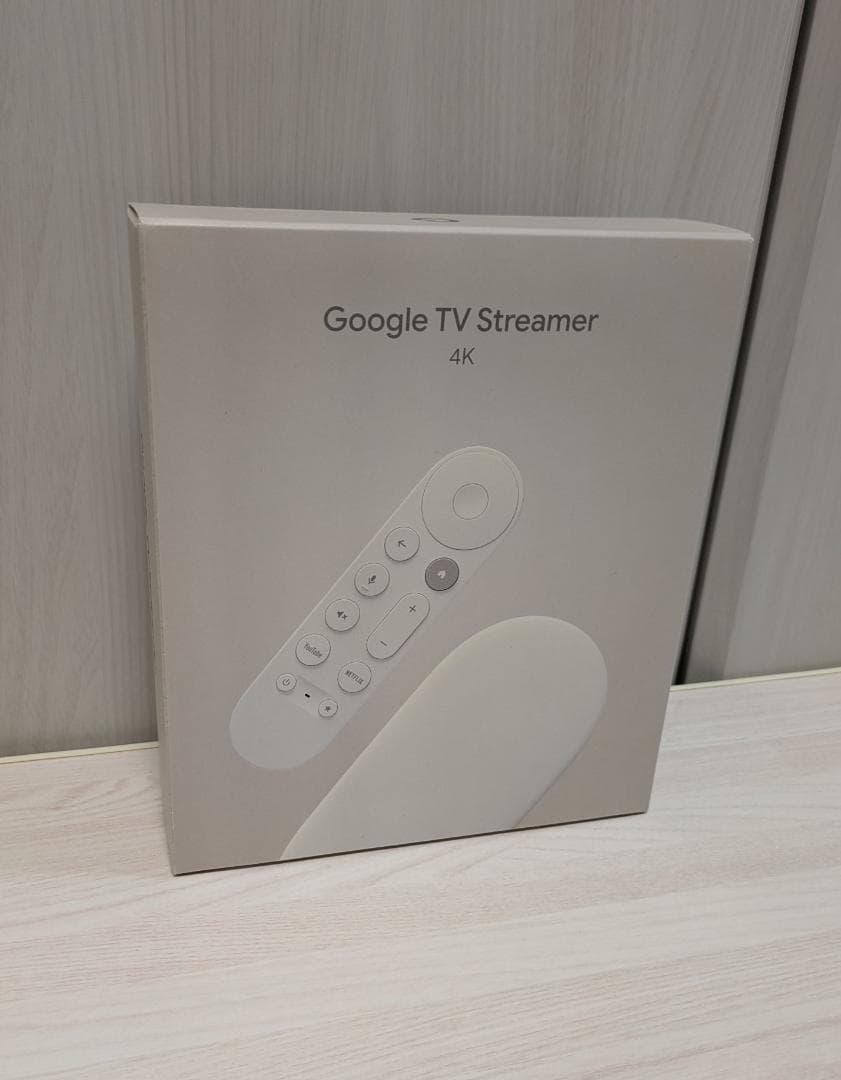 未開封 Google TV Streamer（4K）（Porcelain）
