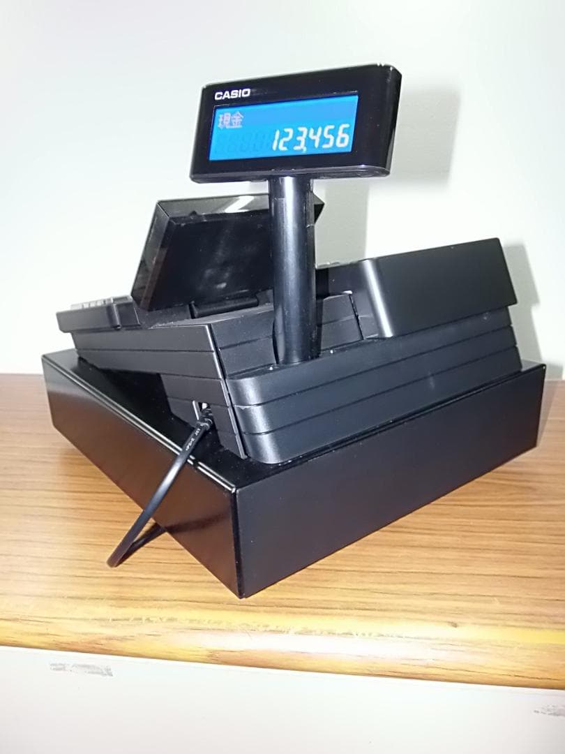 人気の黒204設定無料カシオSR-S4000軽減税率対応インボイスレジスター